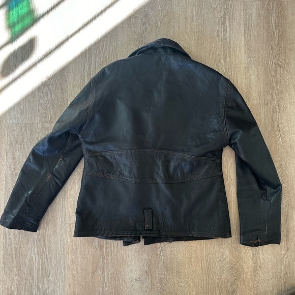 Vera pelle 🇮🇹🇮🇹🇮🇹made in Italy size large distressed, wonderful patina - Picture 5 of 11